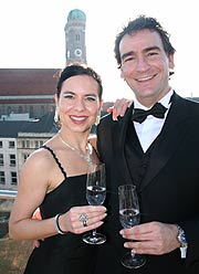 Petra II. (Engelhard) - die Taktvolle und Peter II. (Simon) - der tanzbärige Organisator führen die Narrhalla durch den Münchner Fasching 2007 (Foto: Martin Schmitz)